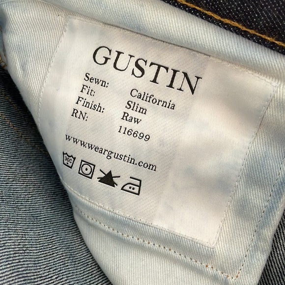 Men’s Gustin Dark Wash Jeans size 32 slim - Picture 4 of 4